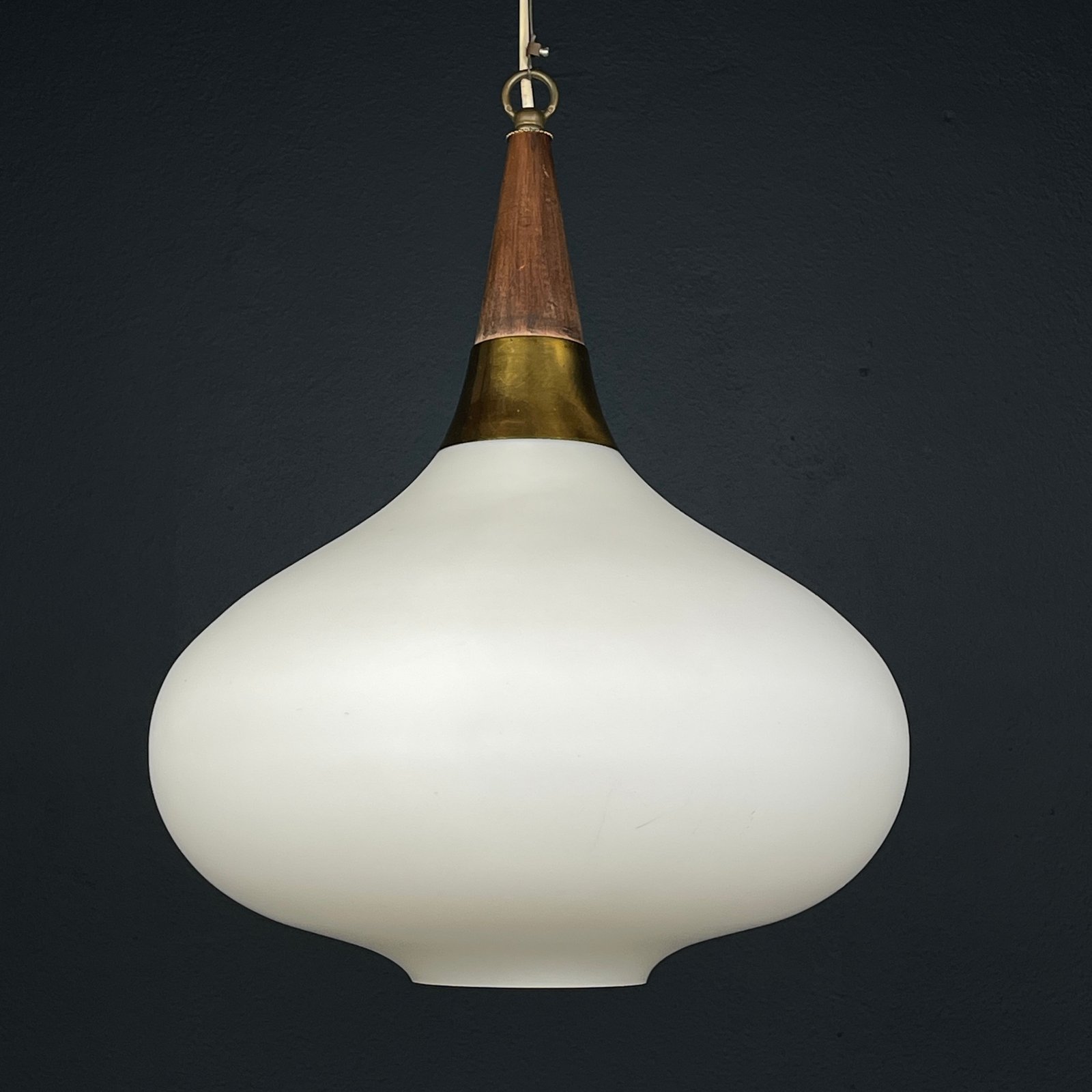 Mid-century Modern pendant lamp by Stilnovo, Italy 1950s