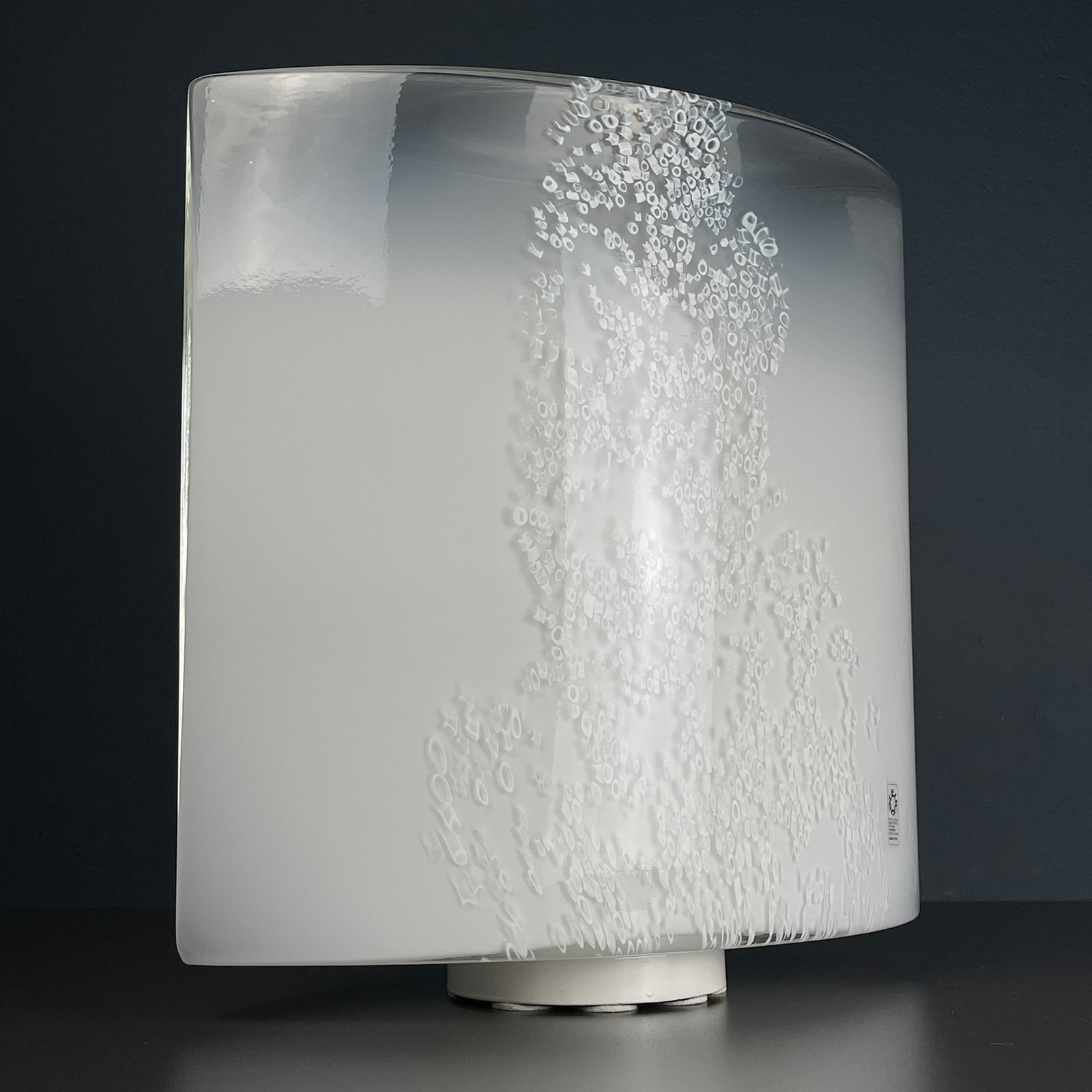 Murano table lamp Idra by Rosanna Toso for Leucos, Italy 1980s
