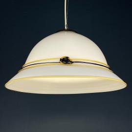 Vintage murano pendant lamp Italy 1970s Mid-century design