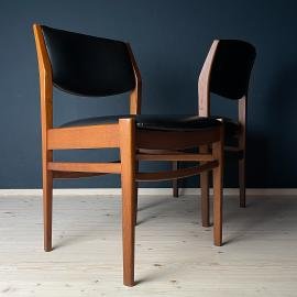 Mid-century dining chairs, Italy 1970s, Set of 2, Vintage home decor