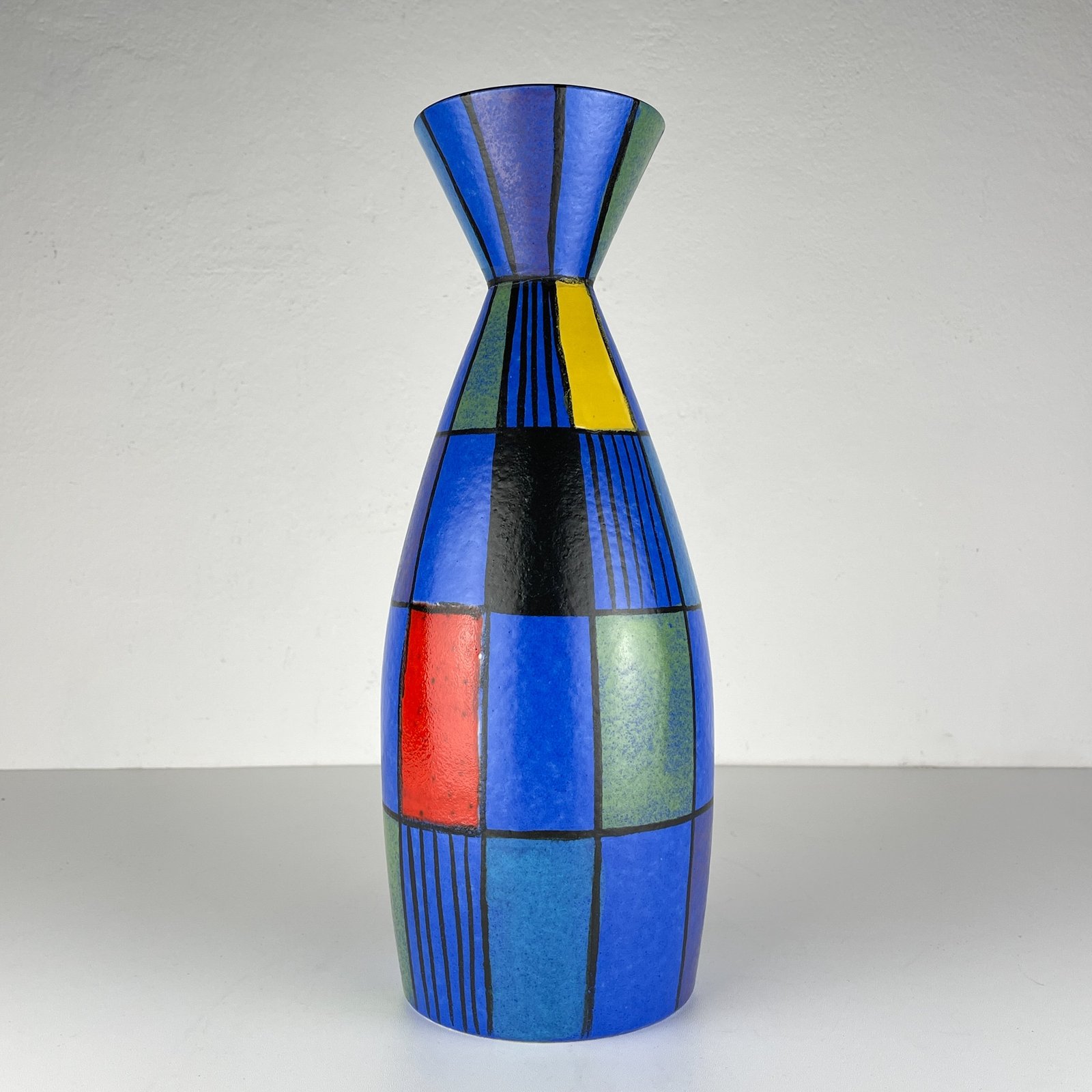 Vintage ceramic vase collection Reims by Bodo Mans for BAY Keramik, West Germany, 1960s