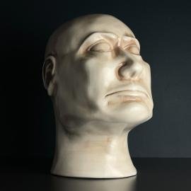 Large ceramic bust Man, Italy 1970s