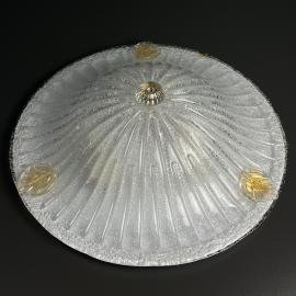 Original murano glass ceiling lamp, Italy 1990s