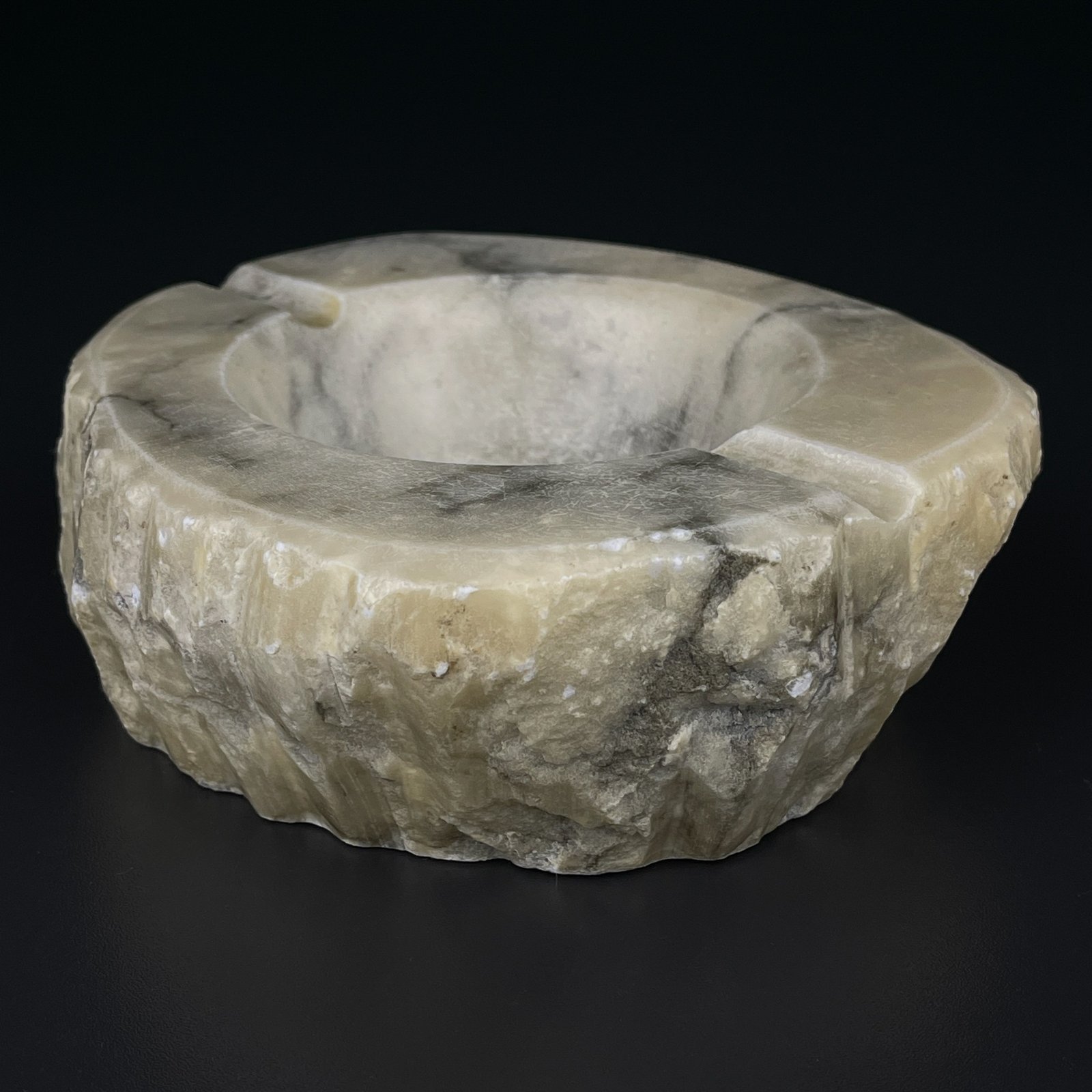 Vintage alabaster ashtray, Italy 1960s