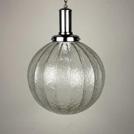 Mid-century glass pendant lamp, Italy, 1960s