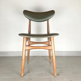 Mid-century dining chair Italy 1960s Retro Office Chair Scandinavian Style
