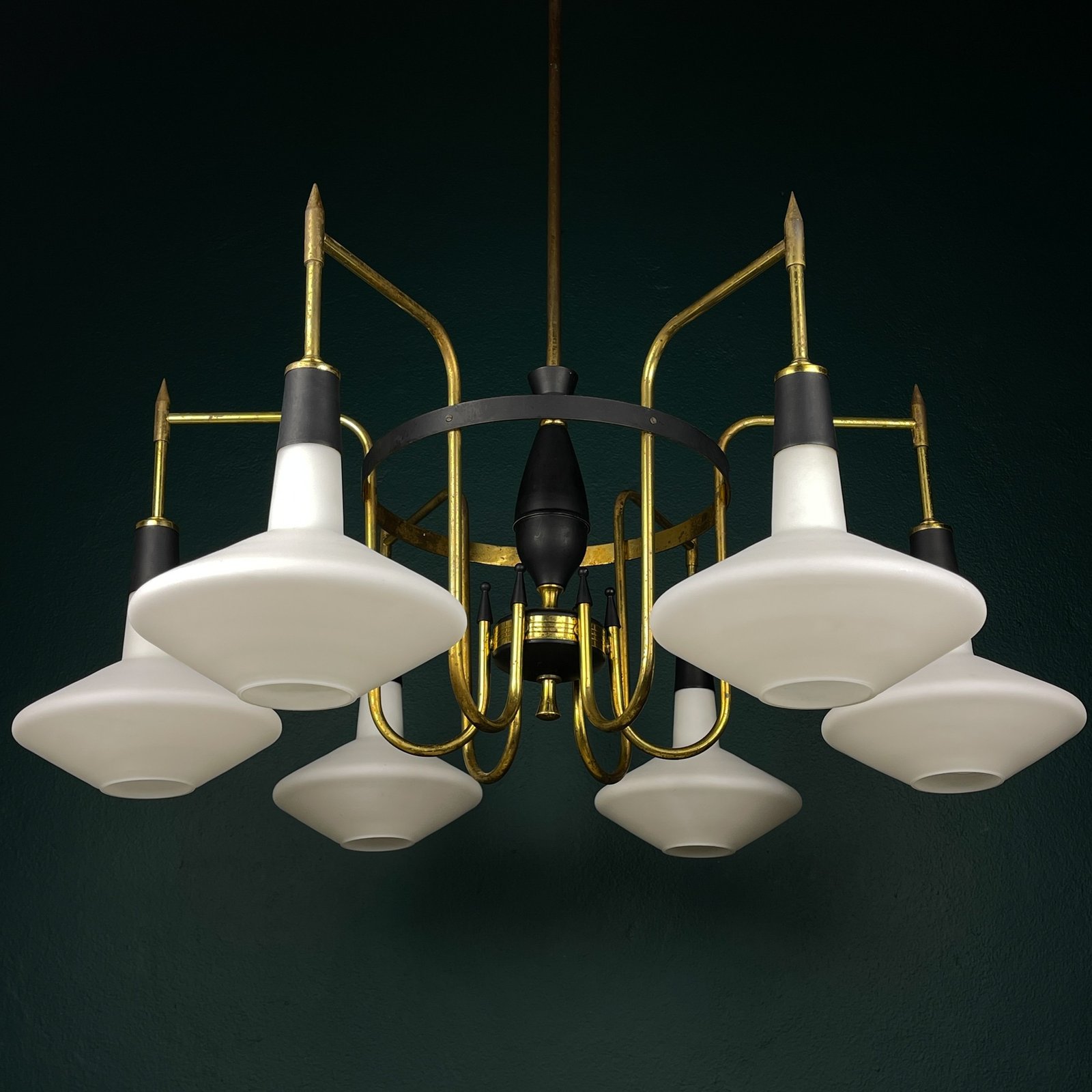 Mid-century chandelier by Stilnovo, Italy 1950s