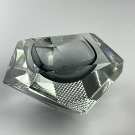 Original murano glass Sommerso ashtray, Italy, 1970s