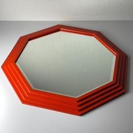 Vintage wooden mirror Art Deco, Italy, 1960s