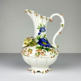 Original classic Ceramic Pitcher, Mid 20th Century, Italian home decor