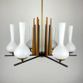 Mid-century chandelier by Stilnovo, Italy 1960s