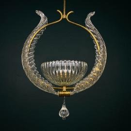 Murano chandelier by Ercole Barovier Barovier & Toso, Italy 1930s
