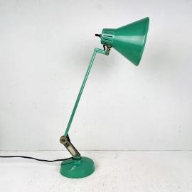 Mid-century green desk lamp Italy 1960s