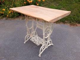Vintage wood metal table "Johann Jax "