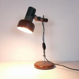 Mid-century desk lamp '80s Yugoslavia retro office lamp Industrial Brown