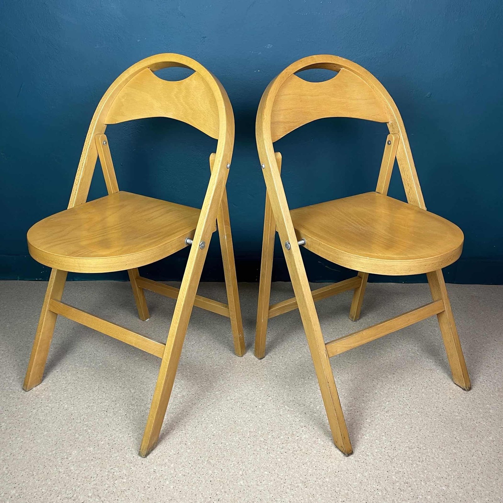 1 of 8 mid-century folding chairs Tric by Achille and Pier Giacomo Castiglioni for BBB Emmebonacina Italy 1970s