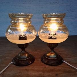 Two old lamps