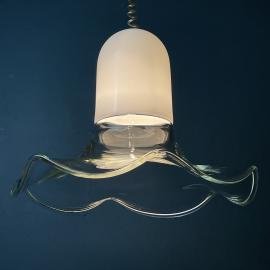 Murano pendant lamp by Roberto Pamio & Renato Toso for Leucos Italy 1970s Mid-century modern italian lighting