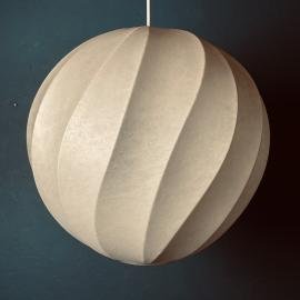Mid-century cocoon pendant lamp Italy 1960s style Achille Castiglioni