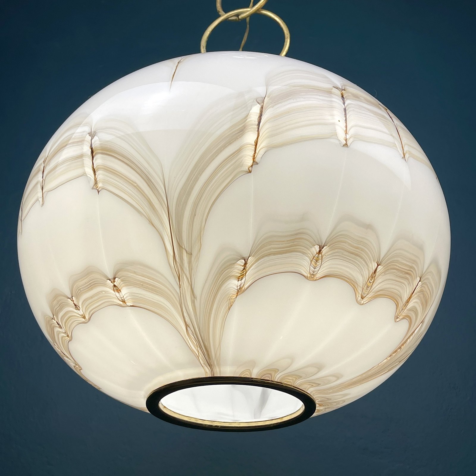 Murano pendant lamp Italy 1960s Mid-century modern lighting
