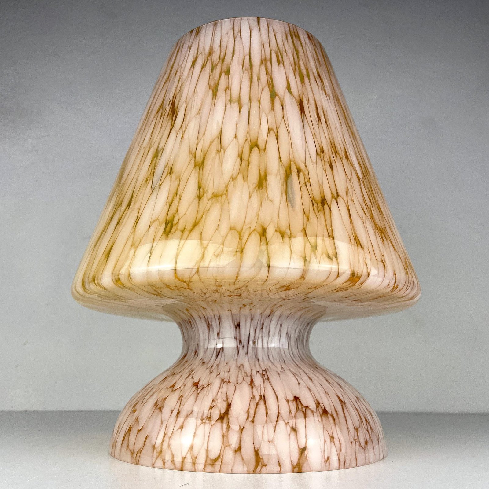 Large Classic murano table lamp Mushroom Italy 1970s Italian Modern Retro home decor