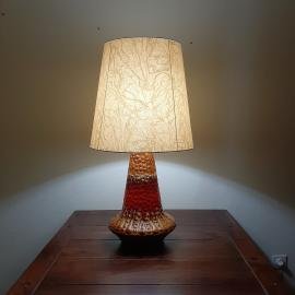 Ceramic floor or table lamp LAVA by KIL Liboje 1960s Yugoslavia Vintage porcelain XL table lamp