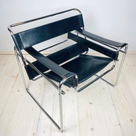 Wassily chair by Marcel Breuer Model B3 Chair Italy 1980s Iconic Bauhaus Design