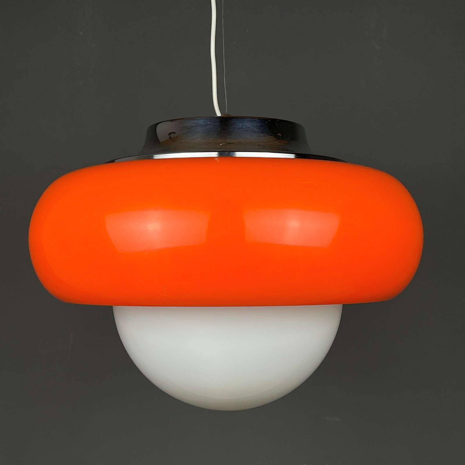 Vintage Mid-Century Pendant Lamp by Meblo for Guzzini Yugoslavia 1970s - Guzzini Collection