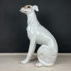 Large ceramic sculpture of Dog from Bassano Italy 1980s Vintage decor Italian pottery Bassano
