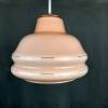 Vintage glass pendant lamp Yugoslavia 1960s