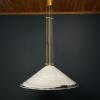 Vintage large murano pendant lamp by "La Murrina" Italy 1970s