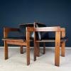Pair of Dining Armchairs by Fratelli Reguitti, Italy, 1970s