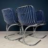 Set of 4 dining chairs Radiofreccia by Gastone Rinaldi for Rima Padova Italy 1970s