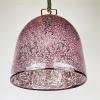 Original pink murano pendant lamp Neverrino by Gae Aulenti for Vistosi Italy 1970s Vintage italian lighting