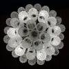 Mid-century murano glass chandelier Tronchi by Toni Zuccheri for Venini Italy 1960s