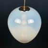Murano pendant lamp Egg by Leucos, Italy 1960s. Mid-century italian modern lighting