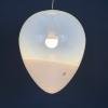 Murano pendant lamp Egg by Leucos, Italy 1960s. Mid-century italian modern lighting