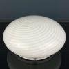 Classic swirl murano glass ceiling or wall lamp Italy 1970s