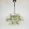 Murano glass chandelier by Mazzega, Italy 1970s, Mid-century modern lamp