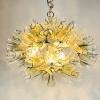 Murano glass chandelier by Mazzega, Italy 1970s, Mid-century modern lamp