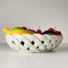 Vintage Italian Ceramic Fruit Basket, Mid 20th Century