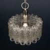 Vintage murano glass chandelier Tronchi by Toni Zuccheri for Venini Italy 1970s