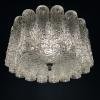 Vintage murano glass chandelier Tronchi by Toni Zuccheri for Venini Italy 1970s