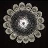 Vintage murano glass chandelier Tronchi by Toni Zuccheri for Venini Italy 1970s