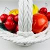 Vintage Italian Ceramic Fruit Basket, Mid 20th Century