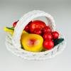 Vintage Italian Ceramic Fruit Basket, Mid 20th Century