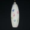 Multicolor opaline murano glass pendant lamp by Stilnovo, Italy 1950s