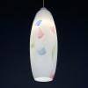 Multicolor opaline murano glass pendant lamp by Stilnovo, Italy 1950s