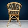 Vintage rattan armchair, Italy 1970s, Italian garden furniture, Mid-century interior Wicker Rattan Armchair