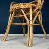 Vintage rattan armchair, Italy 1970s, Italian garden furniture, Mid-century interior Wicker Rattan Armchair